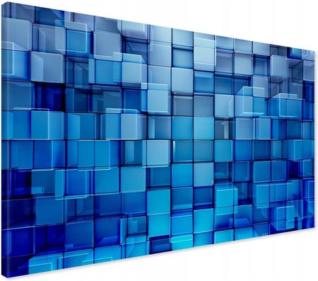 Printedwall Obraz na płótnie abstrakcja 3d bloki Nowoczesny na ścianę 100x70 