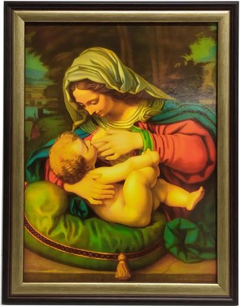 Vinci Święty Obraz 36X46 Matki Bożej Boskiej Karmiącej