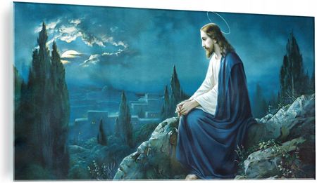Eobraz Obraz Szklany Jezus W Ogrodzie Oliwnym 120x60 (OSZ1186)