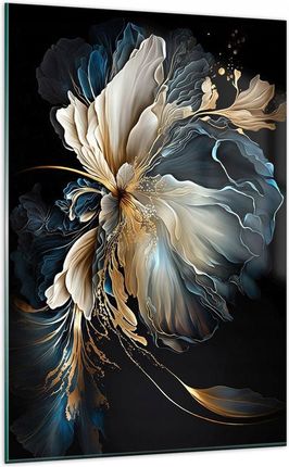 Arttor Duży szklany obraz do Salonu XXL 80x120 Kwiat Nowoczesny fotoobraz Obrazy (GPA80X1205766)