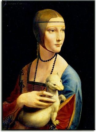 Obraz Leonardo Da Vinci Dama Z Łasicą Gronostajem