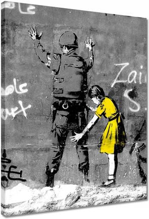 Zesmakiem Obrazy 40x50 Banksy dziewczynka (H341Z_PC1Q_40X50CMODS)