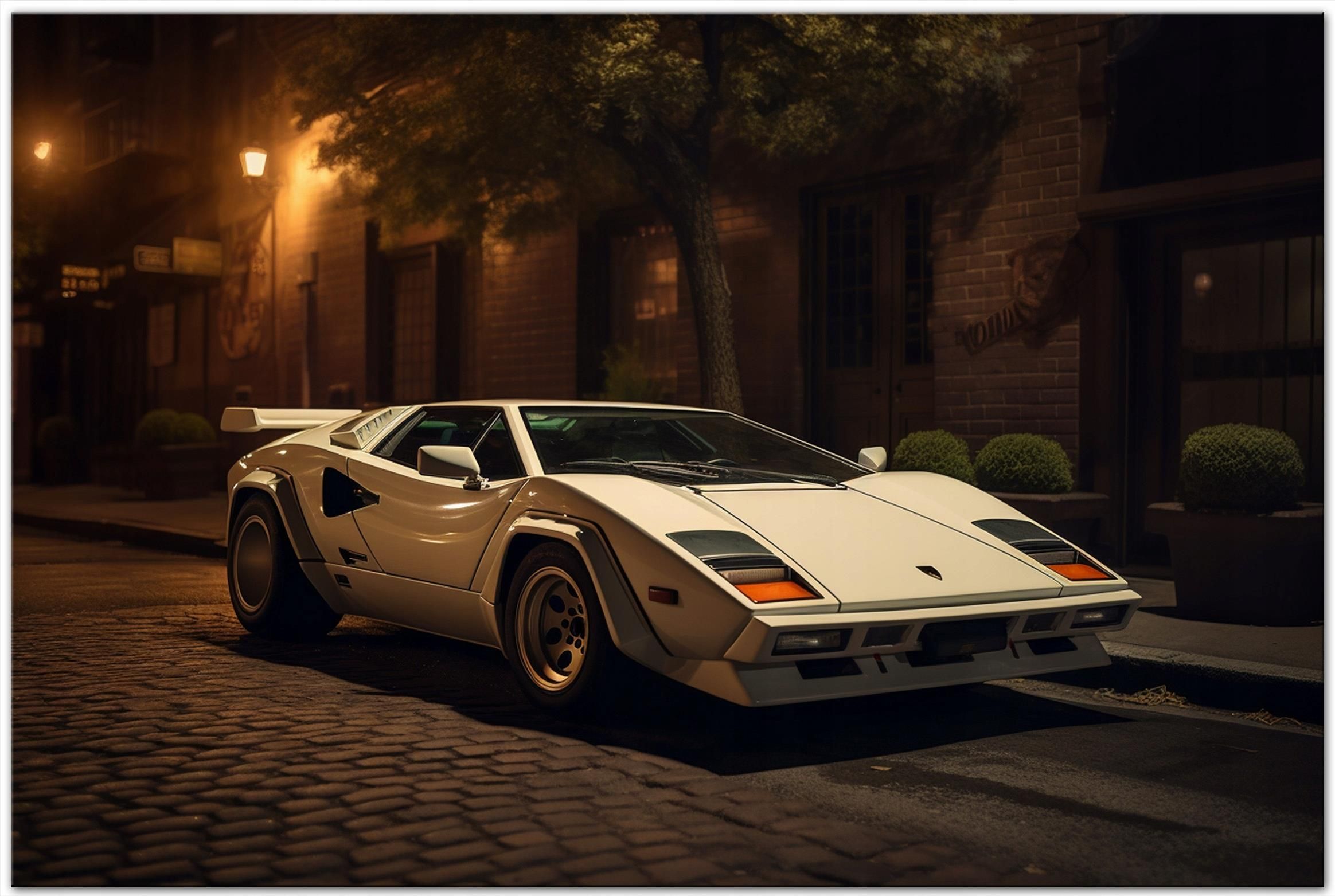 Obraz Lamborghini Countach z Wilk z Wall Street (XPONP11423
