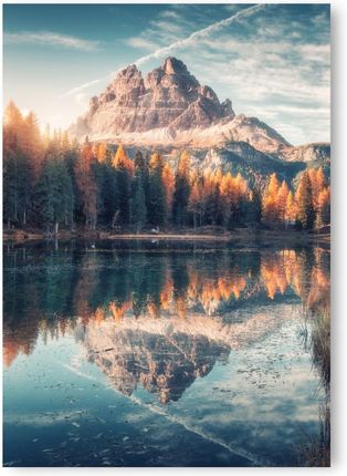 Kmbpress Jezioro Góry Las plakat A1 59,4x84,1cm obraz #185