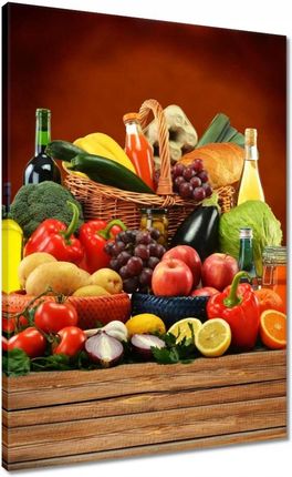 Zesmakiem Obrazy 50x70 Owoce Warzywa do kuchni (H2286M_PC1H_50X70CMODS)