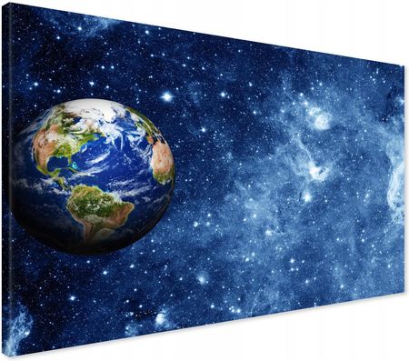 Printedwall Obraz na płótnie kosmos ziemia Nowoczesny na ścianę 70x50 