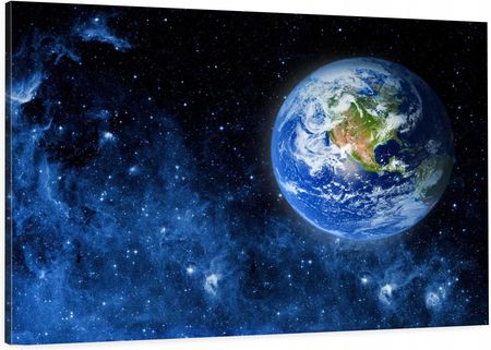 Eobraz Obraz Na Płótnie ziemia kosmos gwiazdy 120x80 (O2140)
