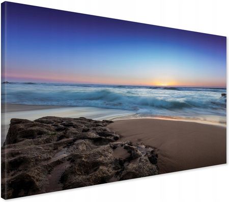 Printedwall Obraz na płótnie morze plaża Nowoczesny na ścianę 70x50 
