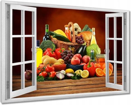 Zesmakiem Obrazy 60x40 Owoce Warzywa do kuchni (H2286M_WAPC1E_60X40CM)