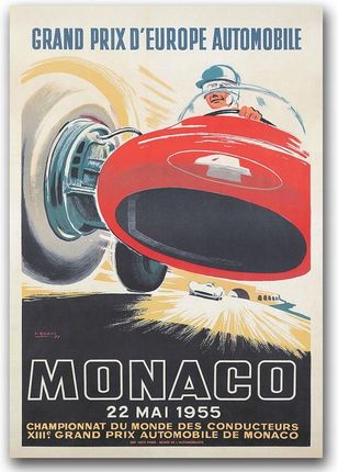 Plakat na płótnie na ścianę Grand Prix Monako A2