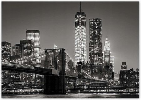 Zesmakiem Plakaty 100x70 New York Manhattan most (H1683M_PL1Z_100X70CM)