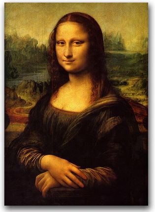 Plakat na płótnie na ścianę Mona Lisa Da Vinci A1