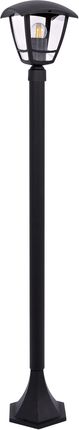 Klasyczna lampa ogrodowa w czarnym kolorze K-8202 z serii NAPOLI