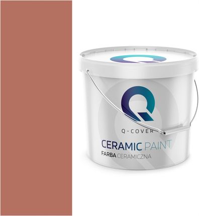 Q-Cover Farba Ceramiczna Ceglasty Ceglasta Głęboki Mat 5L