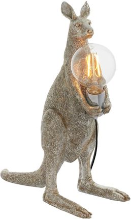 Light& Dekoracyjna Lampa Stołowa L&-195072 Kangur Srebrny Chrom (L195072)