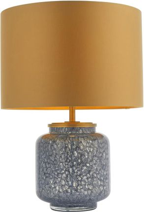 Light& Stołowa Lampa L&-193067 Salonowa Z Abażurem Złotym Kobaltowa (L193067)