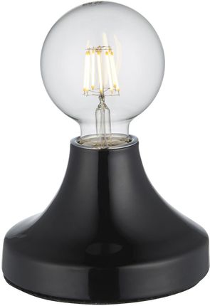 Light& Stołowa Lampa Do Sypialni L&-193997 Okrągła Ceramiczna Czarna (L193997)
