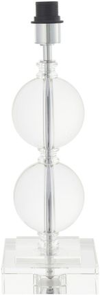 Light& Lampa Stołowa Hampton L&-180697 Kule Szklane Kryształ Chrom (L180697)