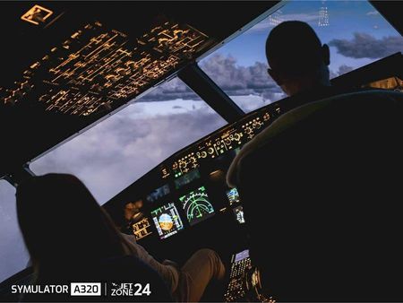 Symulator Lotu Samolotem Airbus A320 Warszawa 60 Minut Symulator + Lot Widokowy W Tygodniu SLSP60LT