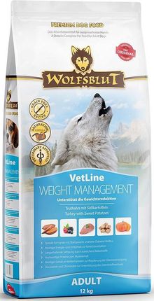 Wolfsblut Vetline Weight Management Sucha Karma Dla Psa 12Kg