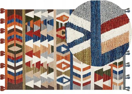 Beliani Dywan kilim ręcznie robiony 200x300 wielokolorowy