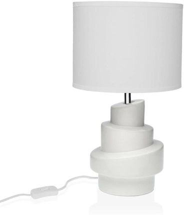 Versa Lampa Stołowa Biały Ceramika 20 X 35 Cm (S3411164)