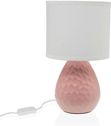 Versa Lampa Stołowa Różowy Biały Ceramika 40 W 15,5 X 27,5 Cm (S3411169)