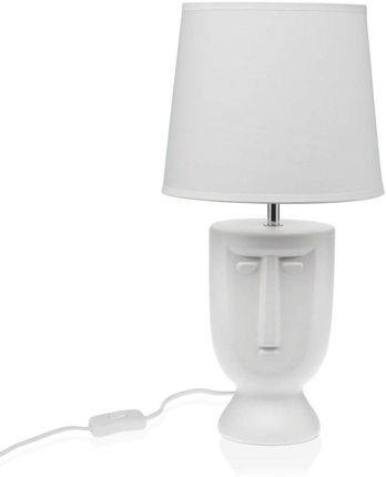 Versa Lampa Stołowa Biały Ceramika 60 W 22 X 42,8 Cm (S3411174)