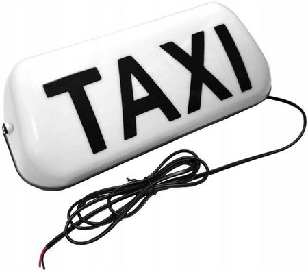 3F Quality Led Kogut Ledowy Biały Lampa Magnes 35Cm Szpakówka Sygnalizator Gapa Taxi