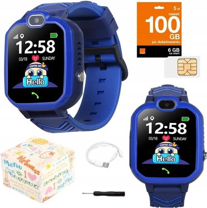 Smartwatch Dla Dzieci Zegarek Lokalizator Lbs +Sim