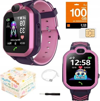 Smartwatch Dla Dzieci Zegarek Lokalizator Lbs +Sim