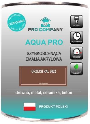 Pro Company Aqua Pro Emalia Szybkoschnąca 0,8L Orzech