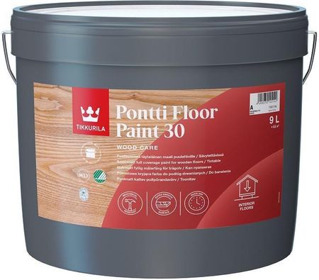 Tikkurila Pontti Floor Paint 30 Baza A 9L Półmat