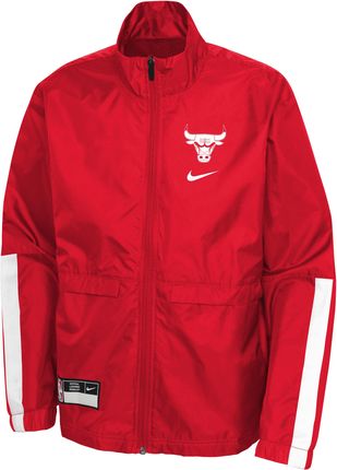 Dres Dla Dużych Dzieci Chłopców Nike Nba Chicago Bulls Courtside - Czerwony