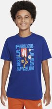 T-Shirt Pikarski Dla Duych Dzieci Nike Fc Barcelona - Niebieski