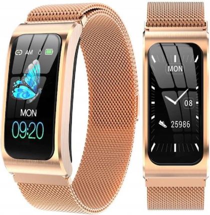Smartwatch Damski Zegarek Złoty Ak12 Xiaomi Huawei
