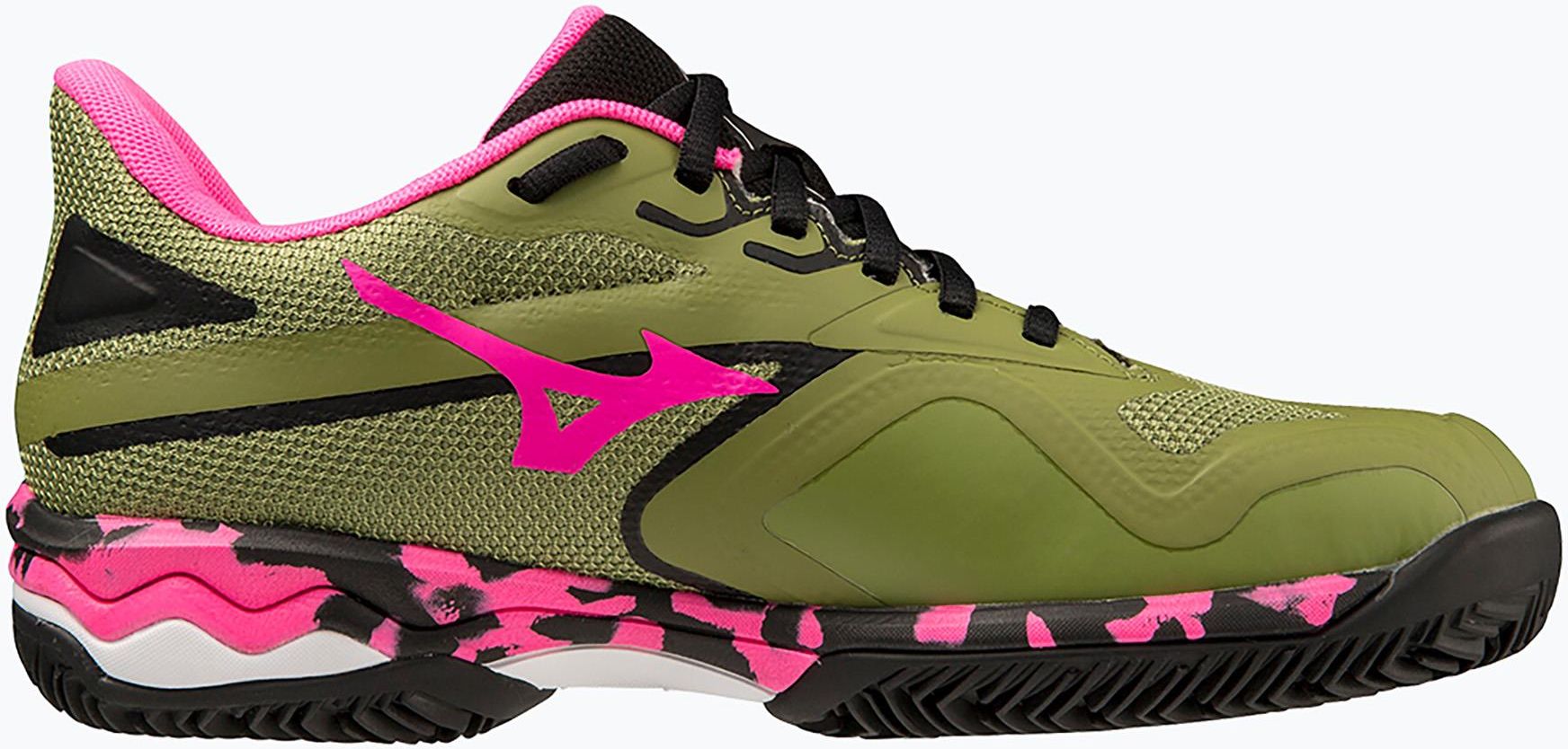 Zdjęcie Mizuno Damskie Wave Exceed Light 2 Padel Calliste Green Pink Glo Black - Ustka
