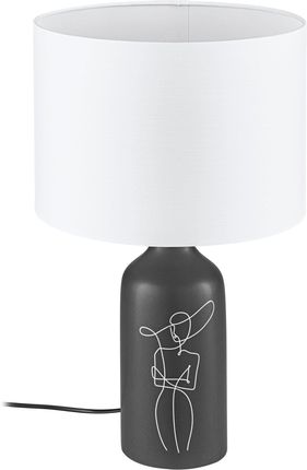 Eglo - Lampa Stołowa Vinoza E27 Czarny/Biały (43823)