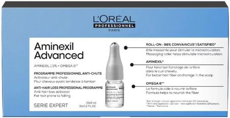 L'Oréal Professionnel Serie Expert Aminexil Advanced Zaawansowana Kuracja Przeciw Wypadaniu Włosów 10X6ml