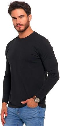 Czarna Koszulka z Długim Rękawem - Męska rozmiar S - MORAJ