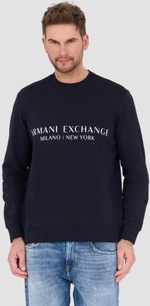 ARMANI EXCHANGE Granatowa bluza
