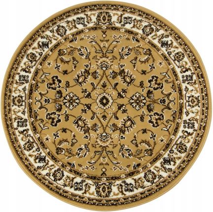 Akcila Śr. 120 Cm Okrągły Tradycyjny Ornamentowy Dywan