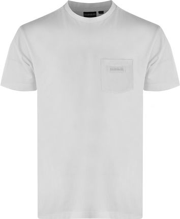 T-Shirt Napapijri S-Box NP0A4GDR Biały