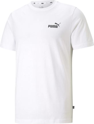 Koszulka męska Puma ESS SMALL LOGO biała 58666802