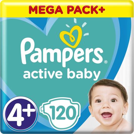 Pampers Active Baby MPP rozmiar 4+ 120 pieluszek