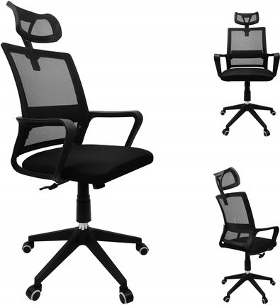 Kontrast Fotel Biurowy Ergonomiczny Regulowany Krzesło Komputerowe Obrotowe Kb100