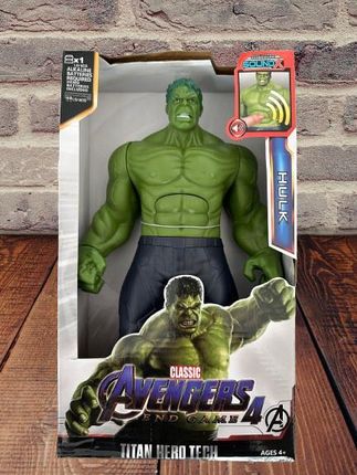 Duża figurka HULK zielony ruchoma dźwięk Avengers 30cm