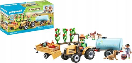 Playmobil 71442 Traktor Z Przyczepą I Zbiornikem Na Wodę