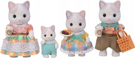 family cats　0331 Sylvanian Families Latte Cat Family 5738 - Ceny i opinie