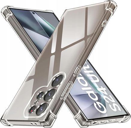 Krainagsm Etui Do Samsung Galaxy S24 Ultra Anti-Shock Pancerne Case Plecki Szkło 9H